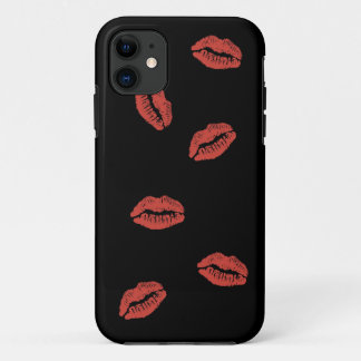 Red Lips Kiss iPhone 5 Case