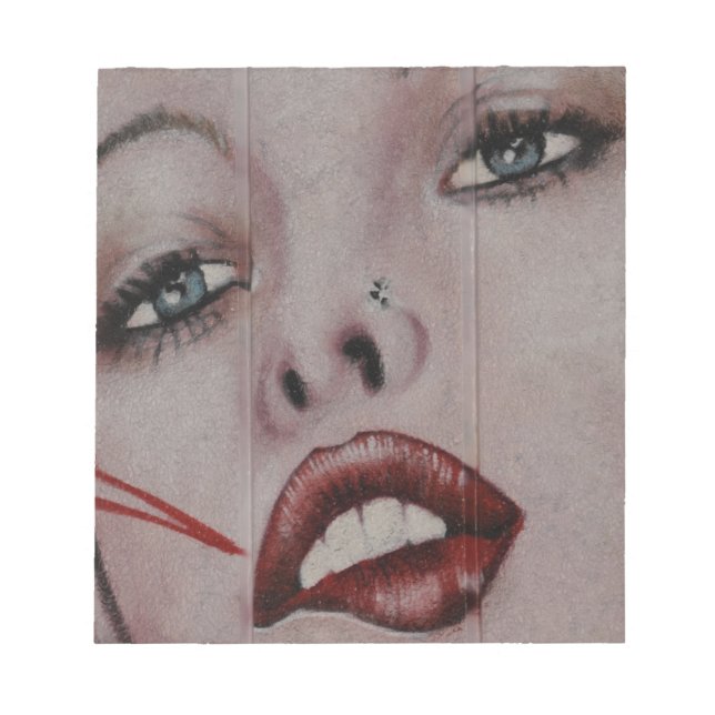 Red lips notepad (Front)