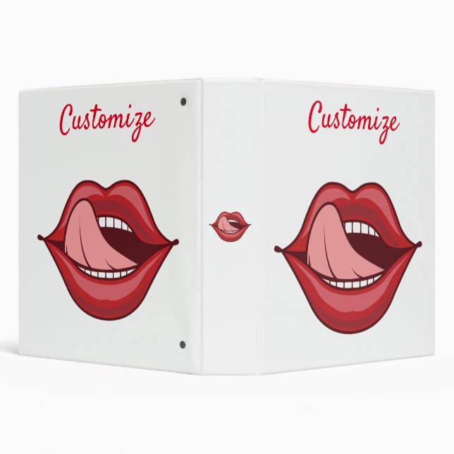 Red Lips Open Mouth Thunder_Cove  Binder (Background)