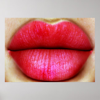 Red Lips Poster