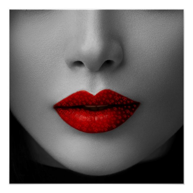 Red Lips Poster (Front)