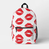 Red Lips, Red Lipstick, Kiss, Pattern Of Lips