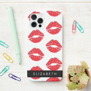 Red Lips, Red Lipstick, Pattern Of Lips, Your Name iPhone 12 Pro Case