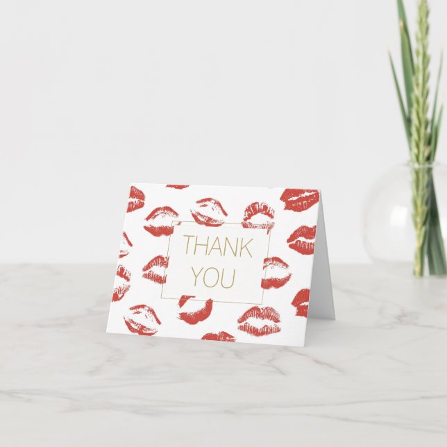 Red Lips Thank You (Front)