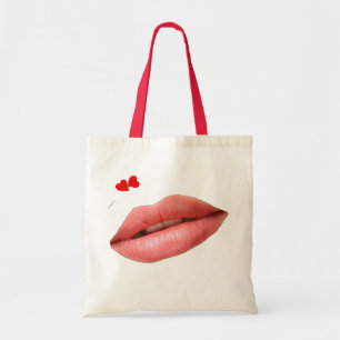 Red Lips Tote Bag