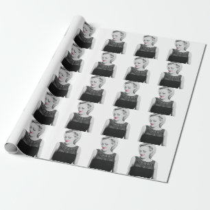 Red Lips Wrapping Paper
