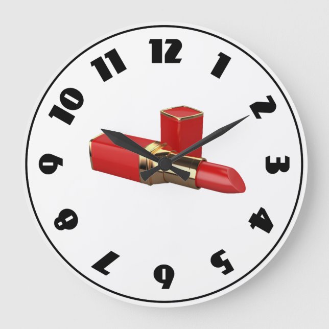 Red Lipstick Clock (Front)