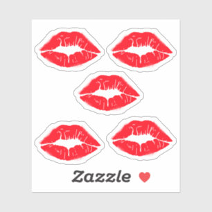 Red Lipstick Lips Kisses 