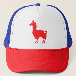 Red Llama Cap
