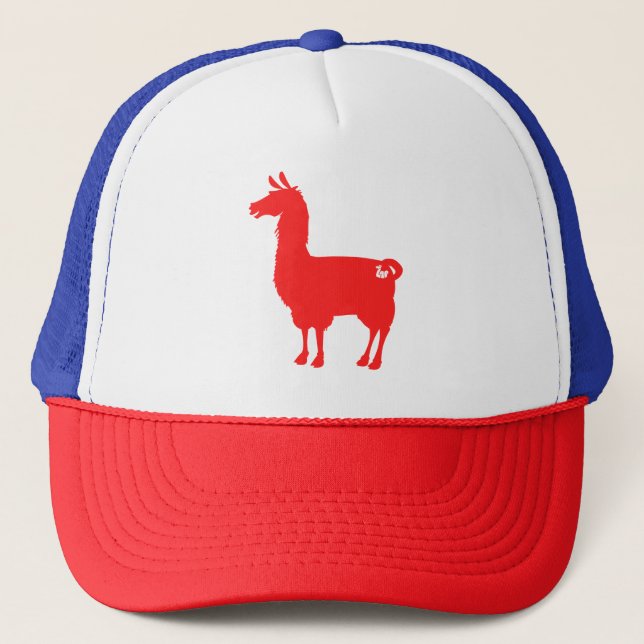 Red Llama Cap (Front)