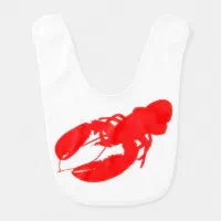 Red clearance lobster bib