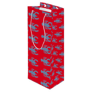 Red Lobster  Ginger Jars Jar Wedding  Wine Gift Bag
