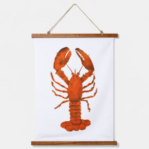 Red Lobster  Hanging Tapestry