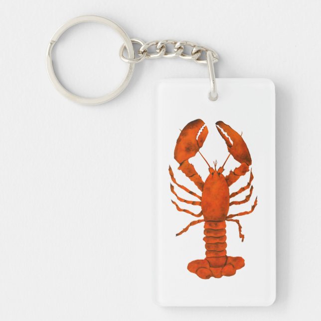 Red Lobster Keychain (Front)