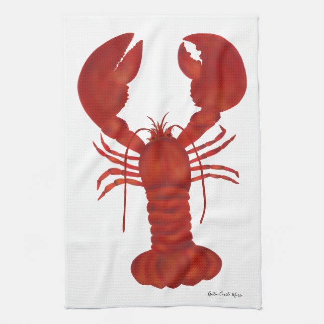 Red Lobster Kitchen Towel (Vertical)