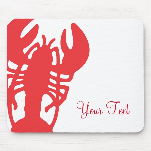 Red Lobster Mouse Pad (Front)