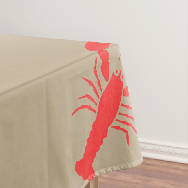 red lobster pattern  Tablecloth (In Situ)