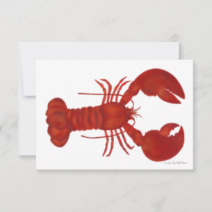 Red Lobster Thank You Card