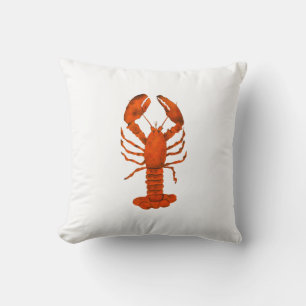 Red Lobster  Throw Pillow