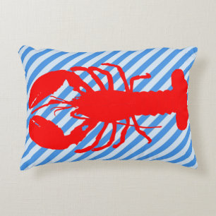 Red Lobster Throw Pillow