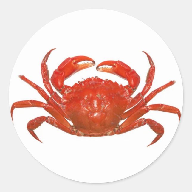 Red Lobster to personalize Classic Round Sticker (Front)