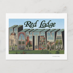 Red Lodge, Montana Postcard