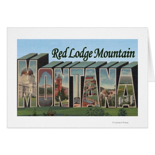 Red Lodge Mountain, Montana (Devant horizontal)