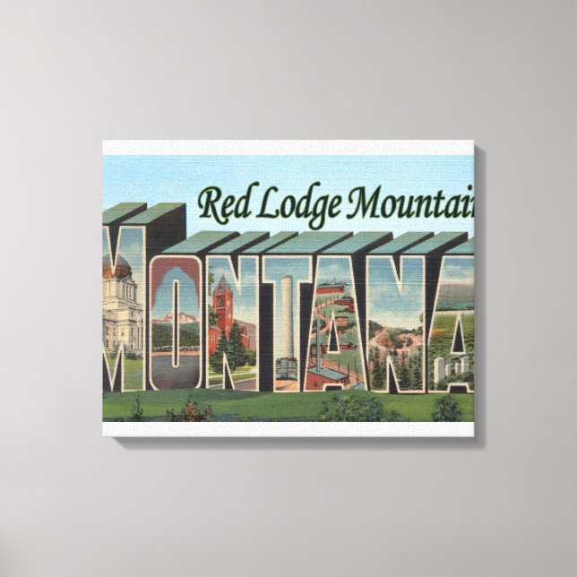 Red Lodge Mountain, Montana Canvas Print (Front)