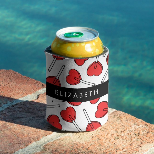 Red Lollipops, Heart Lollipops, Lolly, Your Name Can Cooler (In Situ Pool)