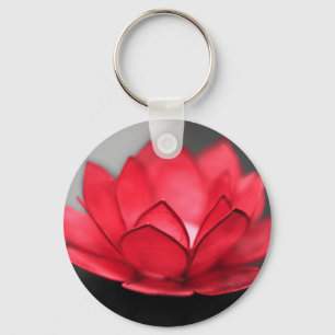Red Lotus Keychain