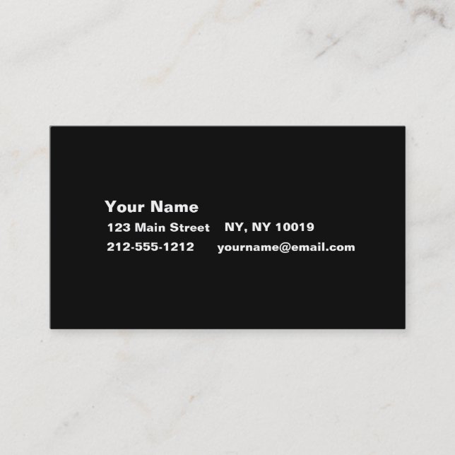 Red "Love" Business Cards (Front)