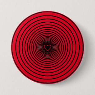 Red Love - Choose Your Favourite Colours - 3 Inch Round Button