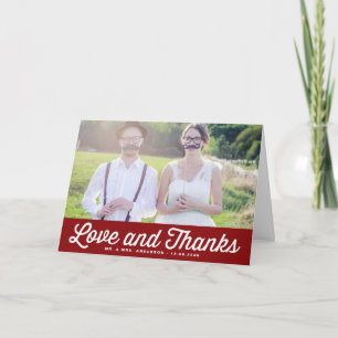 Red Love et Merci Retro Photo Mariage