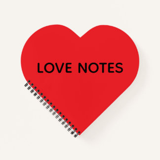 Red love heart notebook. notebook
