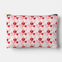 Red love hearts cute