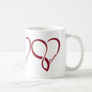 Red Love Hearts Mug