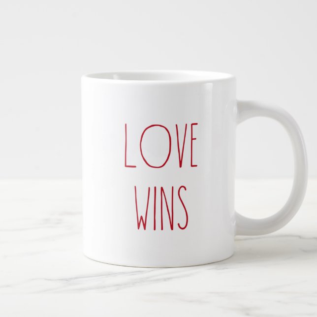 Red Love Wins Specialty Mug (Right)