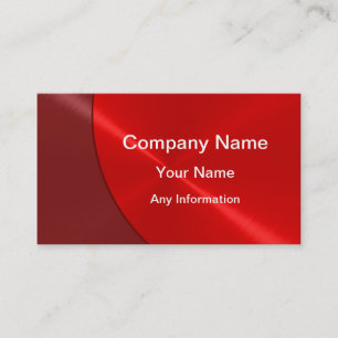 Red Luxury Business Cards