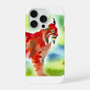 Red Lynx 041024AREF129 - Watercolor iPhone 15 Pro Case