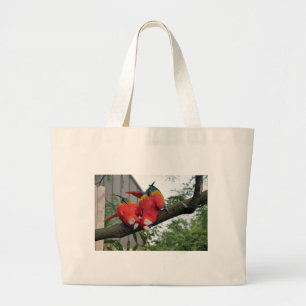 Red Macaws 1.JPG Large Tote Bag