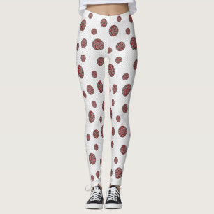 Red Machinery Leggings