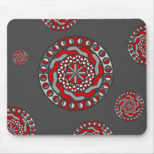 Red Machinery Mousepad