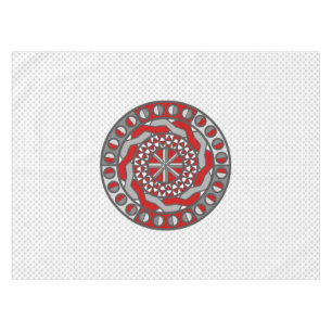 Red Machinery Tablecloth