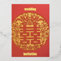 Red magpie happy word paper cutting