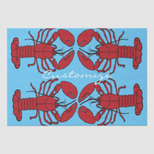 Red Maine Lobster Thunder_Cove Tissue Paper