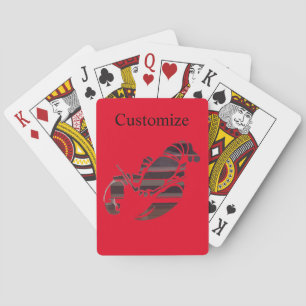 Red Maine Lobsters Thunder_Cove  Case-Mate iPhone  Playing Cards
