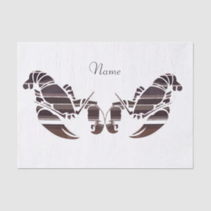 Red Maine Lobsters Thunder_Cove   Tissue Paper