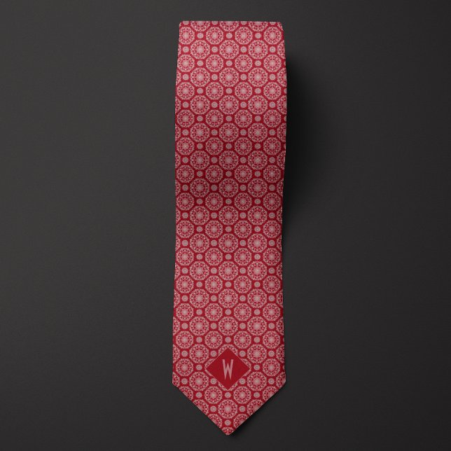  Red Mandala Tie (Creator Uploaded)