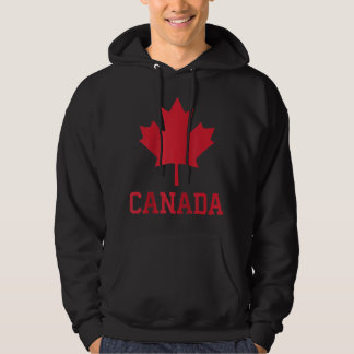 Red Maple Leaf Love Flag Canada Day.png Hoodie
