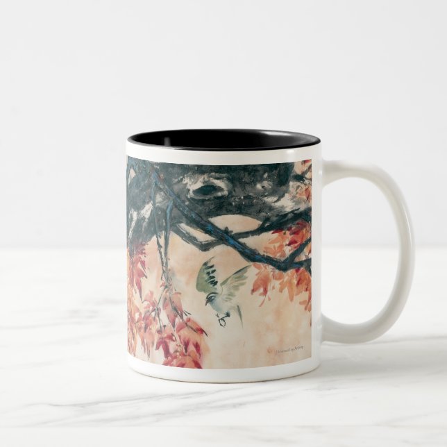 Red Maples Two-Tone Coffee Mug (Right)